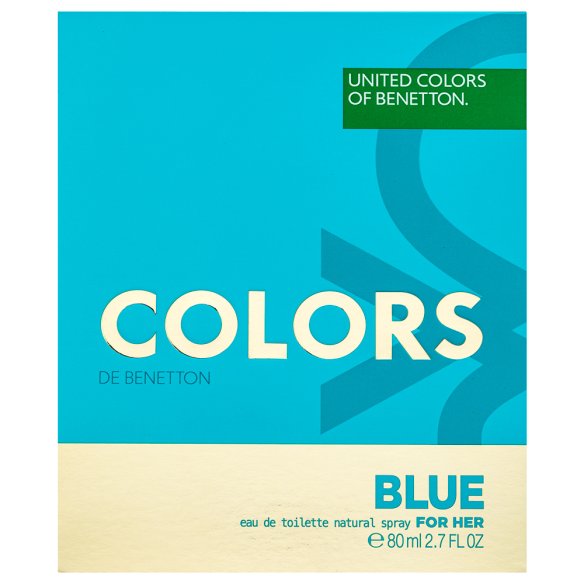 Benetton Colors de Benetton Blue toaletní voda pro ženy 80 ml