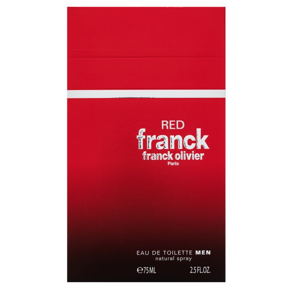 Franck Olivier Red Franck Eau de Toilette férfiaknak 75 ml