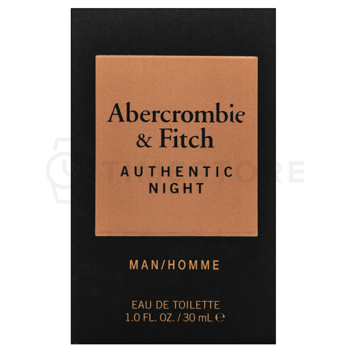 Abercrombie & Fitch Authentic Night Man toaletná voda pre mužov 30 ml