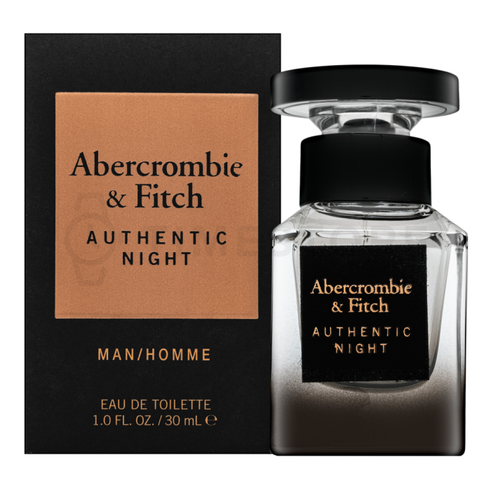Abercrombie & Fitch Authentic Night Man toaletná voda pre mužov 30 ml