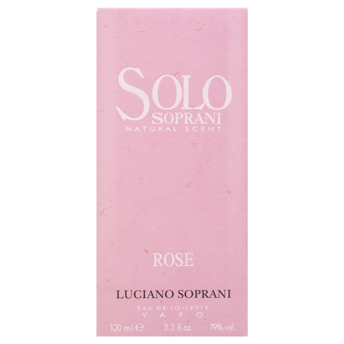 Luciano Soprani Solo Rose Eau de Toilette para mujer 100 ml