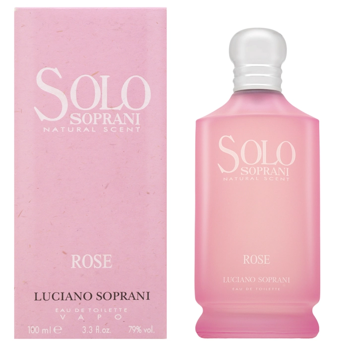 Luciano Soprani Solo Rose Eau de Toilette para mujer 100 ml