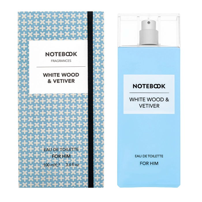 Aquolina Notebook - White Wood & Vetiver Toaletna voda za moške 100 ml