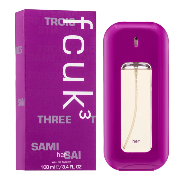 Fcuk Fcuk 3 Her Eau de Toilette femei 100 ml
