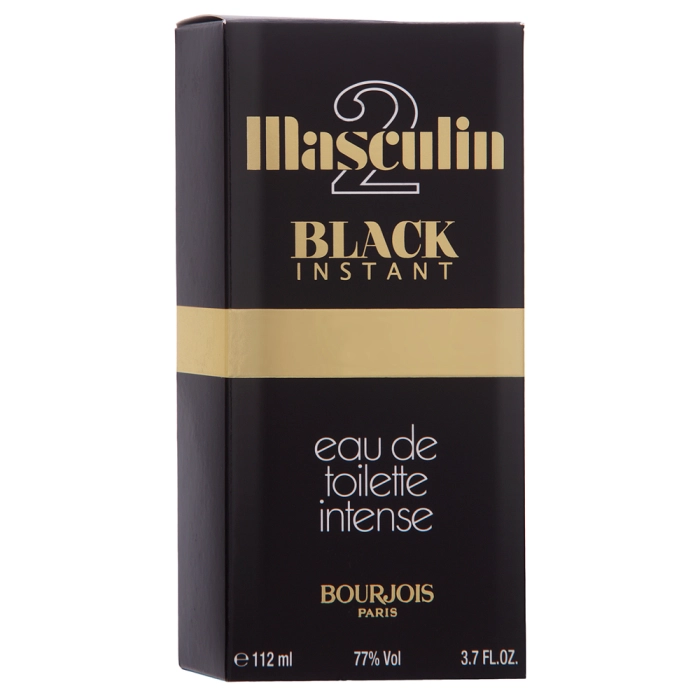 Bourjois Masculin 2 Black Instant toaletná voda pre mužov 112 ml