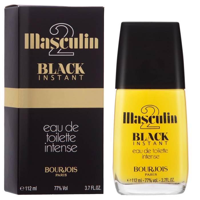 Bourjois Masculin 2 Black Instant toaletná voda pre mužov 112 ml