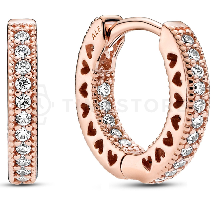 Náušnice Pandora Signature