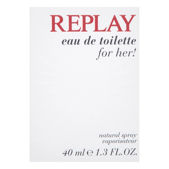 Replay For Her toaletná voda pre ženy 40 ml