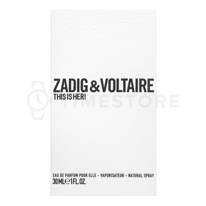 Zadig & Voltaire This is Her! parfémovaná voda pre ženy 30 ml