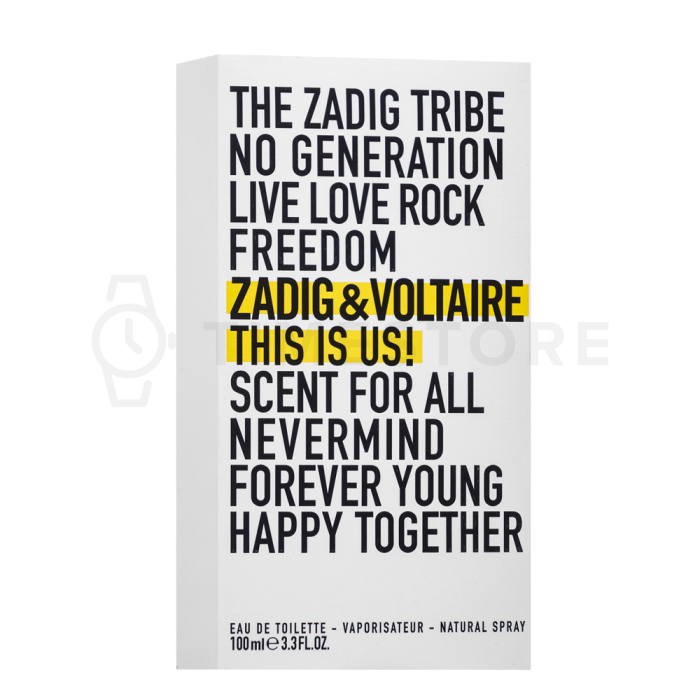 Zadig & Voltaire This is Us! toaletná voda unisex 100 ml