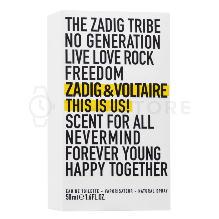 Zadig & Voltaire This is Us! toaletná voda unisex 50 ml