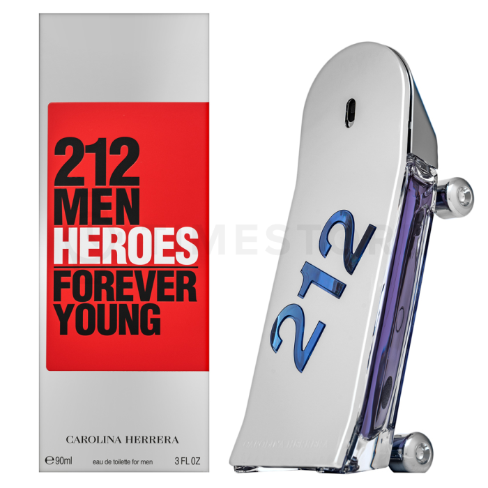 Carolina Herrera 212 Men Heroes Forever Young Toaletna voda za moške 90 ml