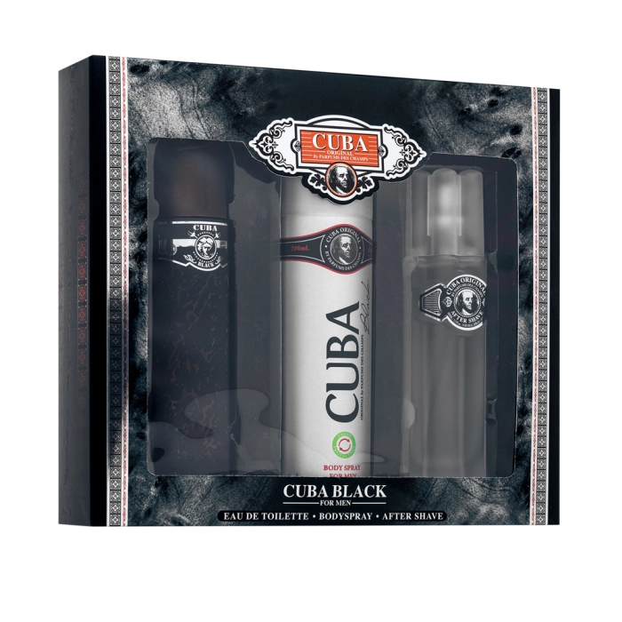 Cuba Black darčeková sada pre mužov Set II.