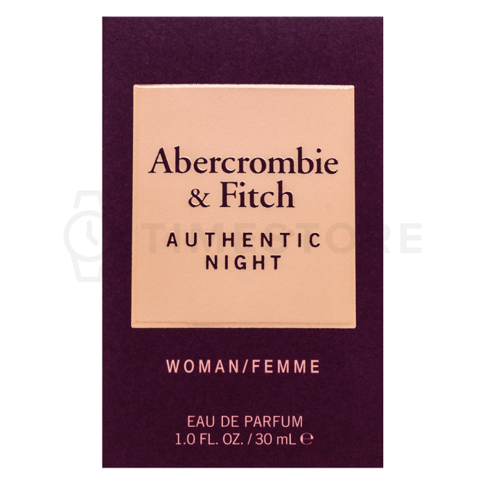 Abercrombie & Fitch Authentic Night Woman parfémovaná voda pre ženy 30 ml