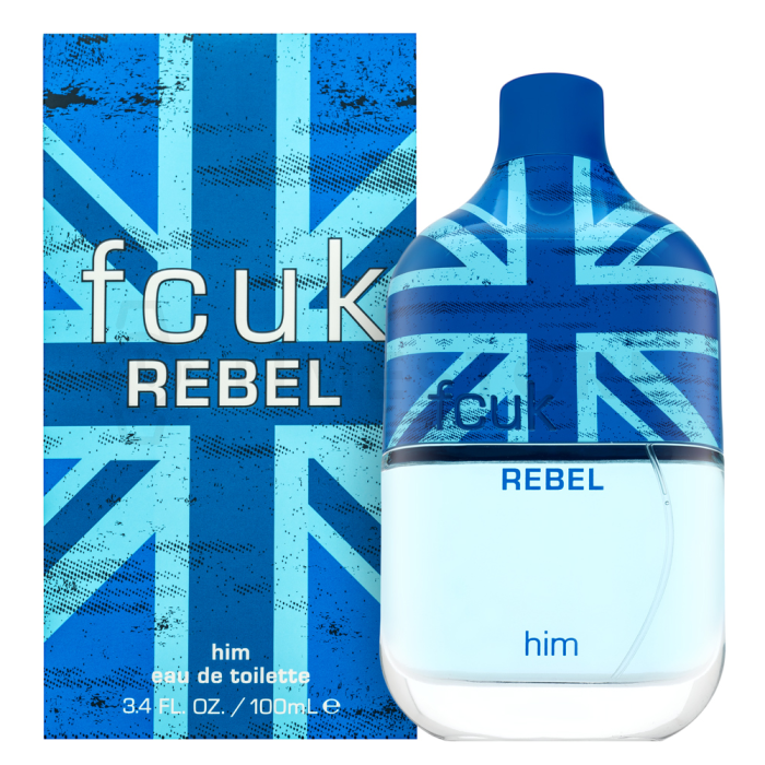 Fcuk Rebel Eau de Toilette da uomo 100 ml