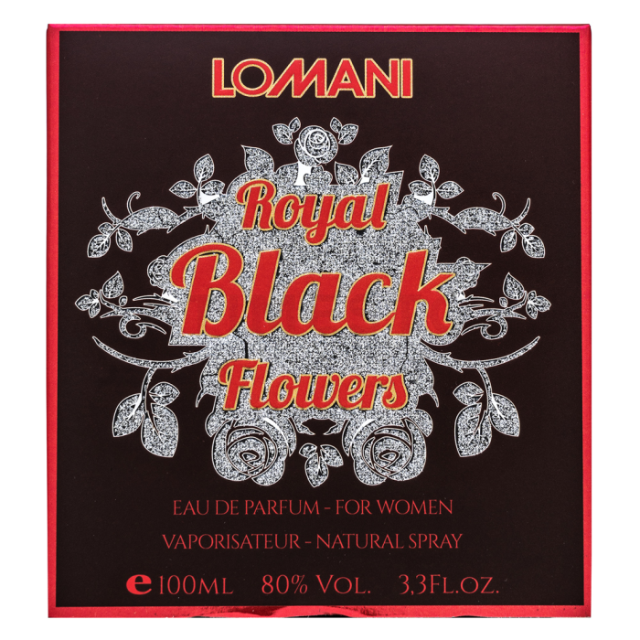 Lomani Royal Black Flowers parfémovaná voda pre ženy 100 ml