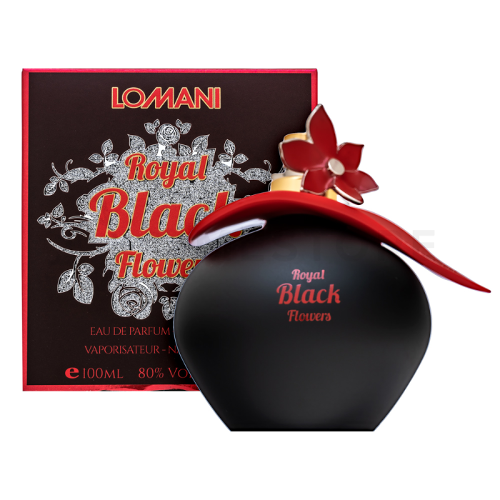 Lomani Royal Black Flowers parfémovaná voda pre ženy 100 ml