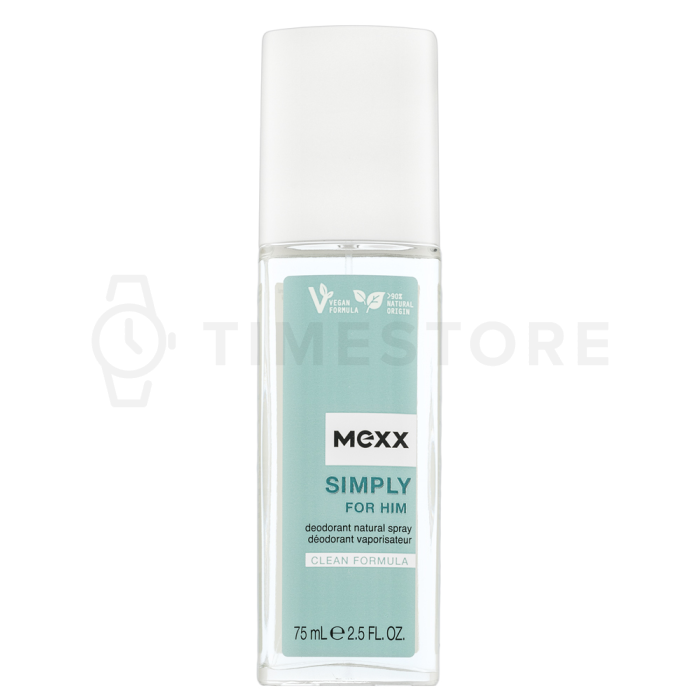 Mexx Simply deodorant s rozprašovačom pre mužov 75 ml