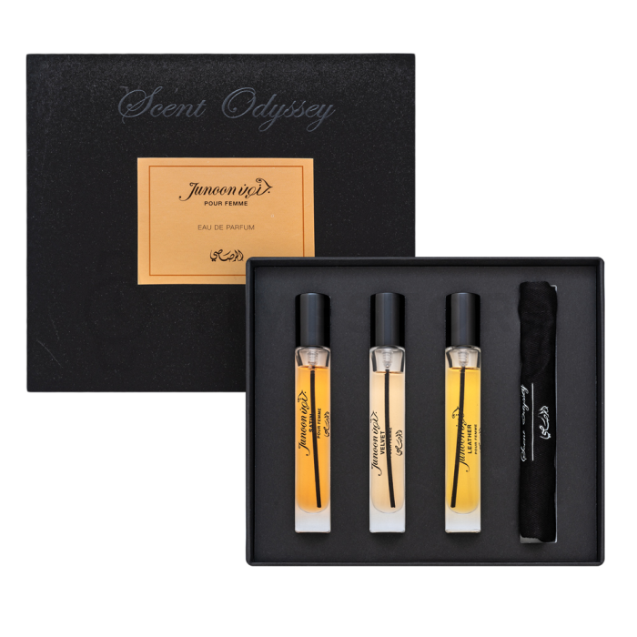 Rasasi Scent Odyssey Junoon Pour Femm parfémovaná voda pre ženy 3 x 7,5 ml