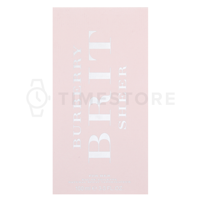 Burberry Brit Sheer toaletná voda pre ženy 100 ml
