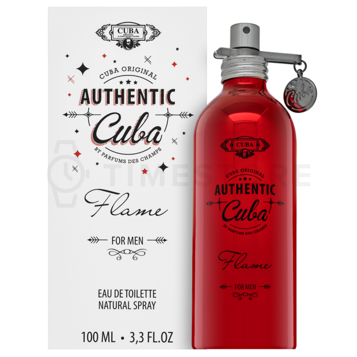 Cuba Authentic Flame Eau de Toilette para hombre 100 ml