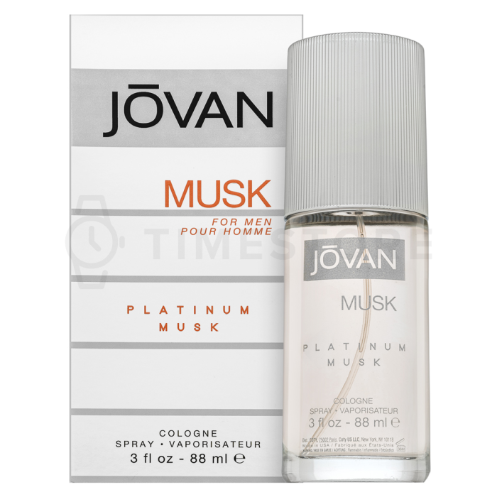 Jovan Musk Platinum Musk kolínska voda pre mužov 88 ml