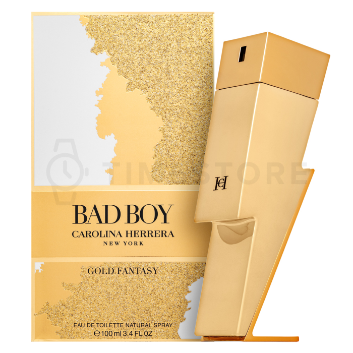 Carolina Herrera Bad Boy Gold Fantasy toaletná voda pre mužov 100 ml