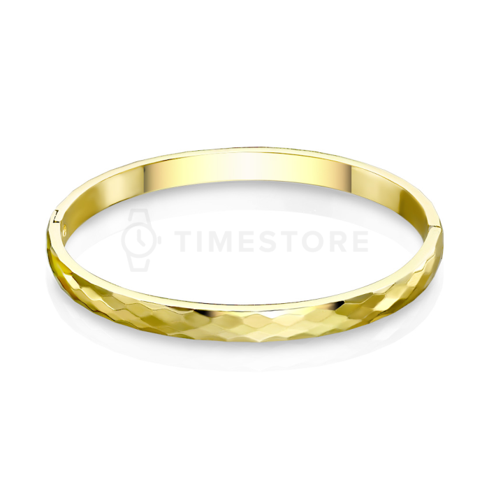 Zlatna narukvica od kirurškog čelika s poliranom površinom