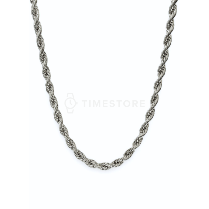 Lanac od tordiranog uzorka od kirurškog čelika s kopčom na karabiner