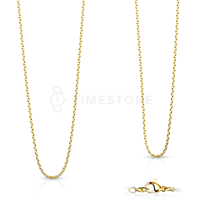 Retiazka z chirurgickej ocele, jemný dizajn, karabínkové zapínanie