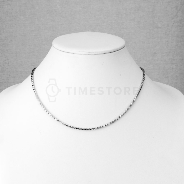 Dvojfarebná retiazka z nehrdzavejúcej ocele, lesklé články