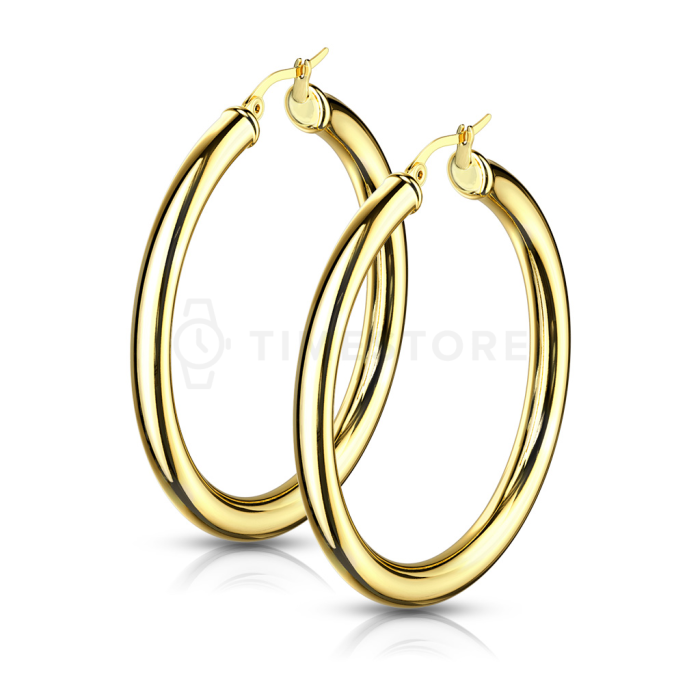 Kulaté náušnice z chirurgické oceli 316L