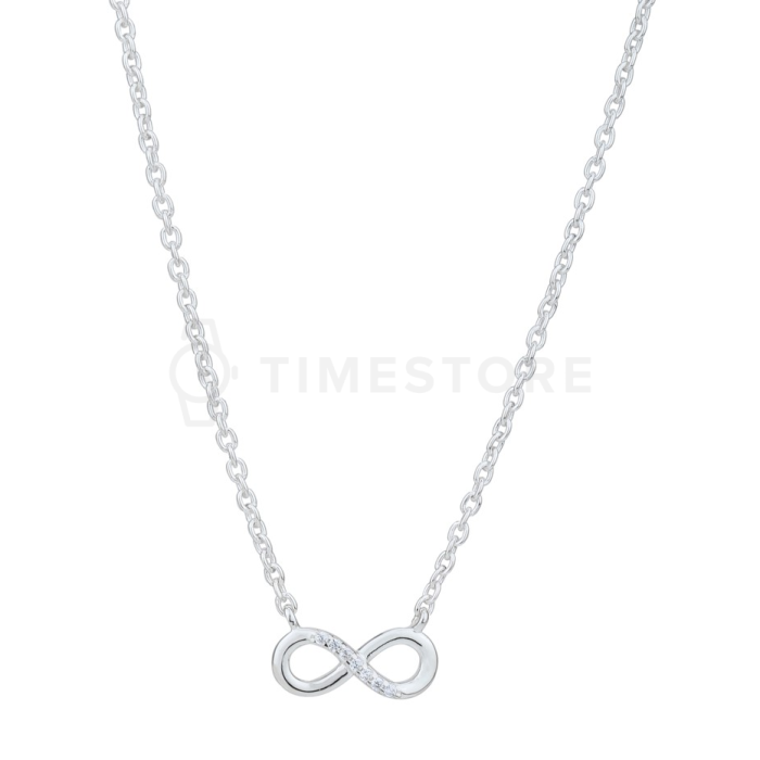 Stříbrný náhrdelník se symbolem nekonečna