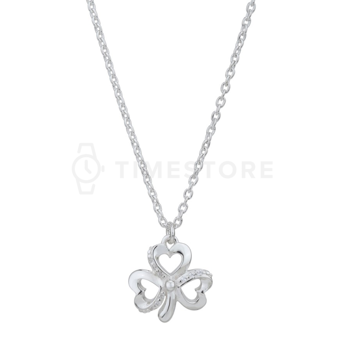 Stříbrný náhrdelník s trojlístkem
