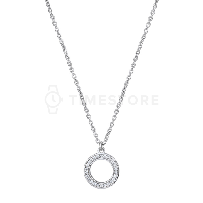 Stříbrný náhrdelník s kulatým přívěskem