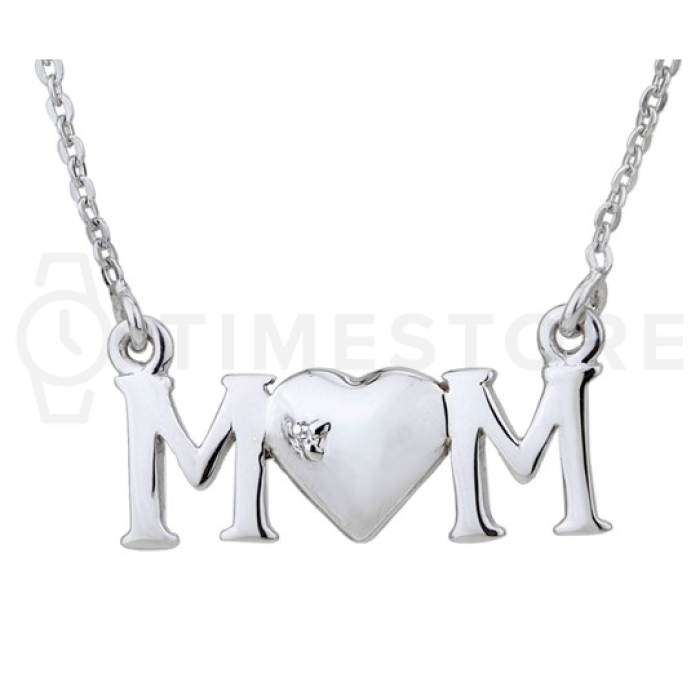 Ezüst nyaklánc gyémánttal