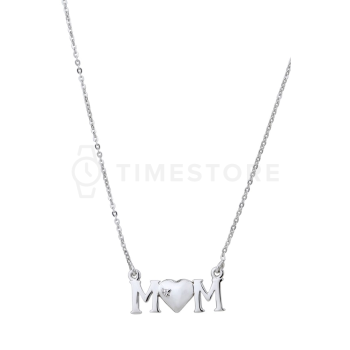 Ezüst nyaklánc gyémánttal