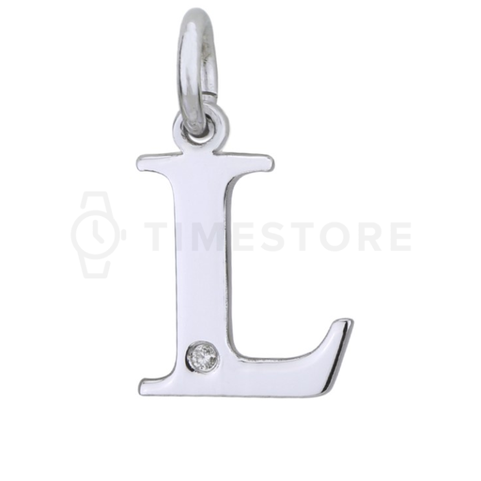 Stříbrný přívěsek s diamantem