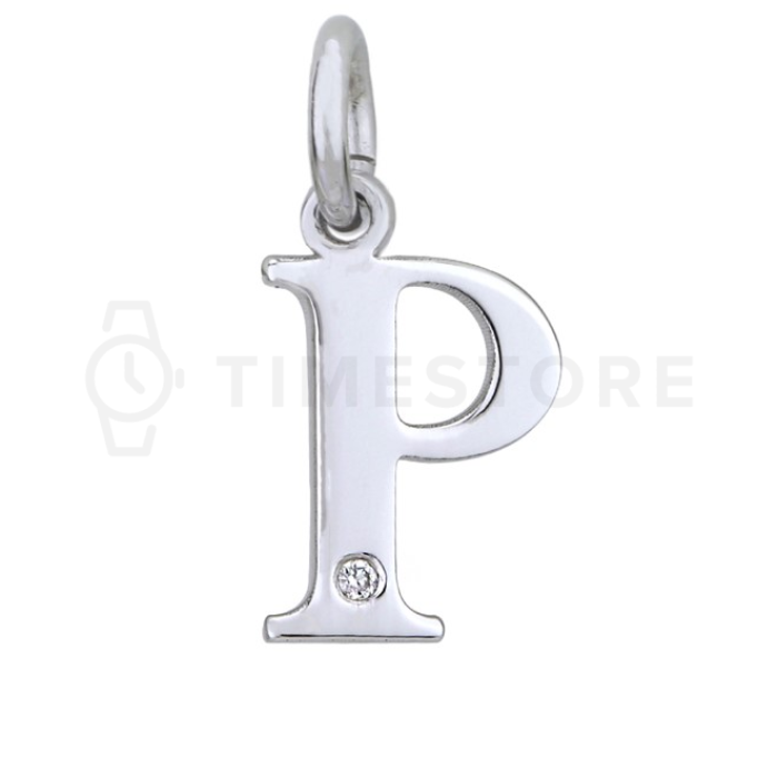 Strieborný prívesok s diamantom
