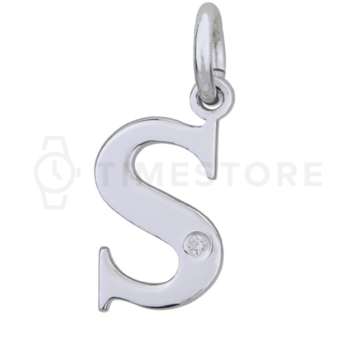 Strieborný prívesok s diamantom