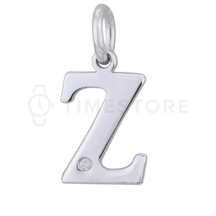 Strieborný prívesok s diamantom