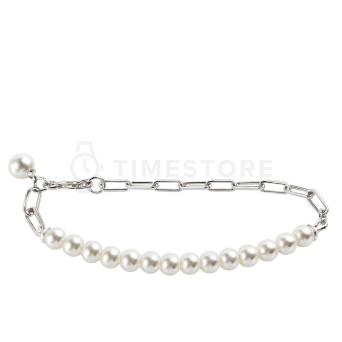 Srebrna zapestnica z biseri