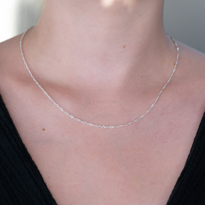 Srebrni lančić, nježan dizajn