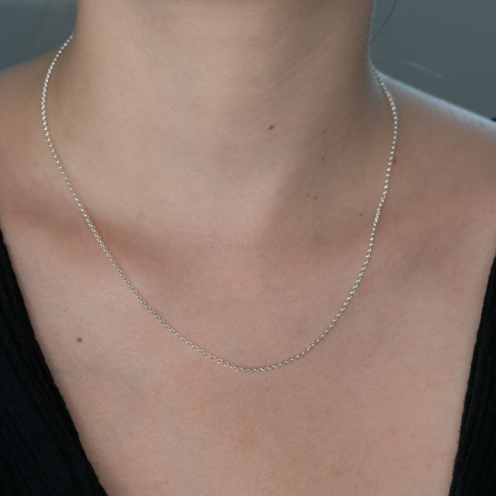 Stříbrný řetízek, jemný design