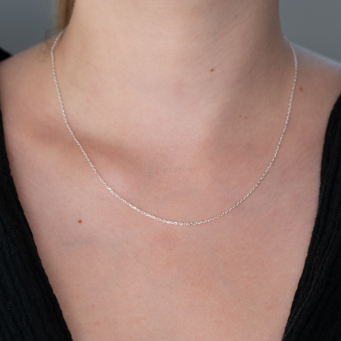Stříbrný řetízek, jemný design