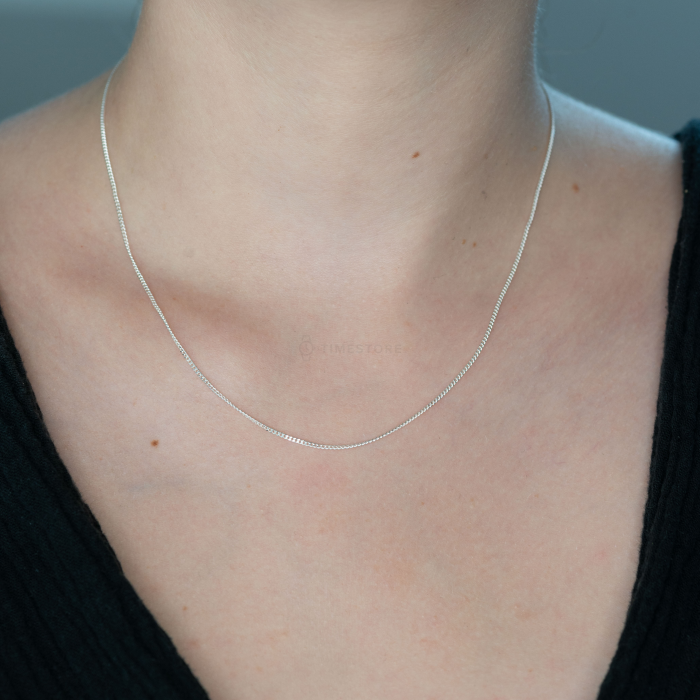 Srebrna verižica, nežen dizajn