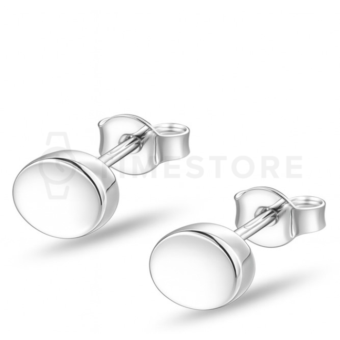 Strieborné puzetové náušnice