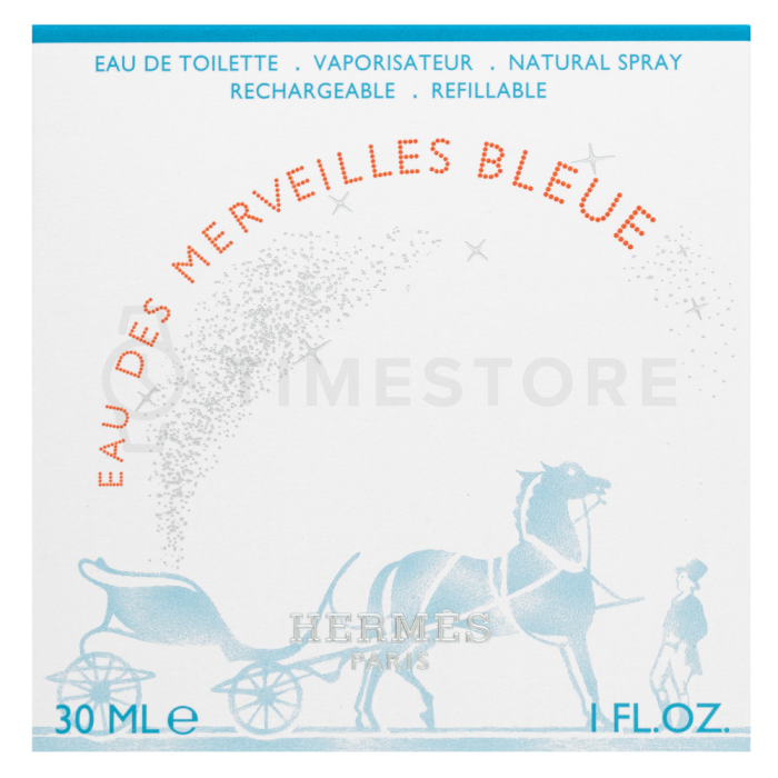 Hermès Eau des Merveilles Bleue toaletní voda pro ženy 30 ml