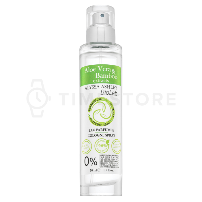 Alyssa Ashley Biolab Aloe Vera & Bamboo kolínska voda unisex 50 ml