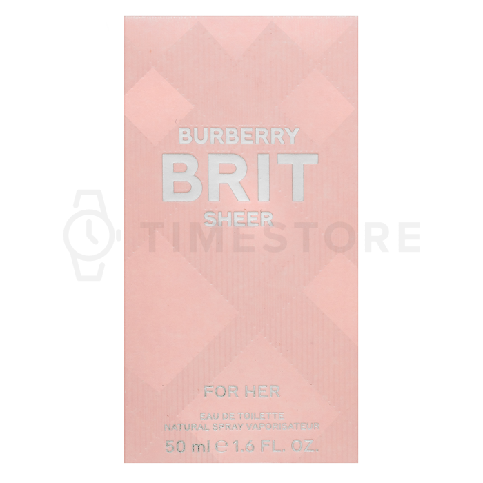 Burberry Brit Sheer toaletná voda pre ženy 50 ml